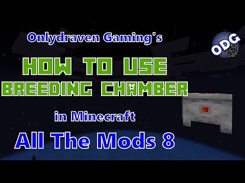 Minecraft - All The Mods 8 - How to Make and Use a Productive Bees Breeding Chamber
