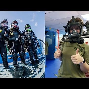 Super collection of latex full face gas masks and scuba dress