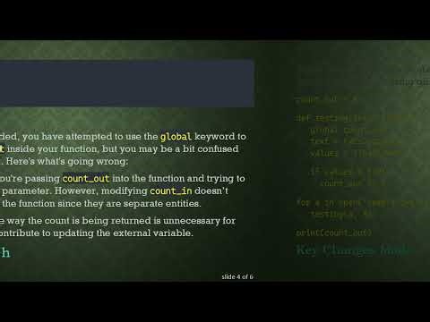 How to Count Variable Outside Custom Function in Python