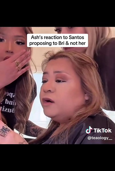 Ash Trevino Reacts to Santos' Proposal to Brianna Olsen