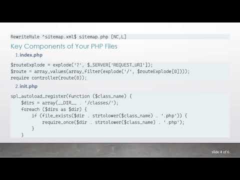 How to Create a Dynamic Sitemap in PHP MVC with .htaccess