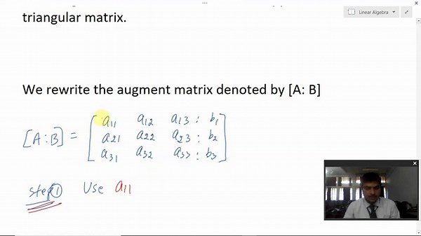 Gauss elimination method with example