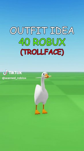 Troll face outfit idea 💡 #troll #funny #viral #fypシ #fyp #dahoodroblox #warned #robloxmeme #meme #roblox #outfit #outfitideas #robloxoutfits #horror #scary
