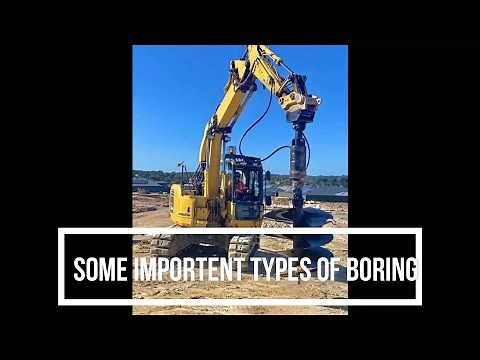 Types of boring methods videos.