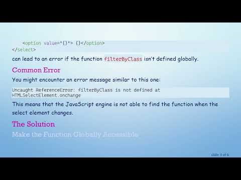 How to Call a Javascript Function from an External HTML File