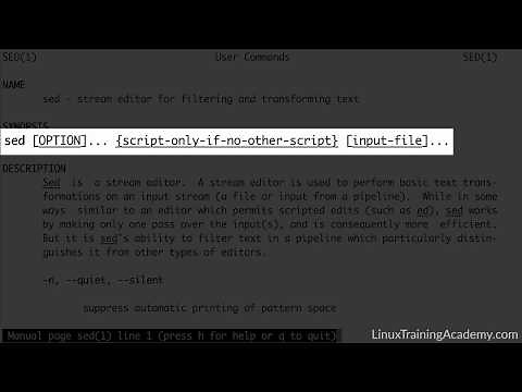 Linux Sed Command Tutorial | Linux Training Academy