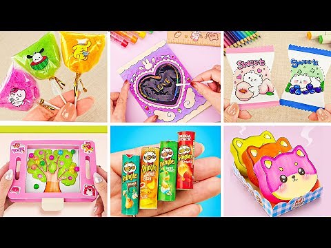 TOP 30+ DIY Creative Craft Ideas You can Make in 5 mins 💡 Easy Paper Crafts 🖍️ Tiny DIY Craft