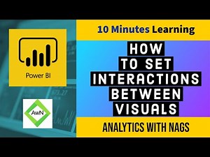 Power BI Tutorial (7/50) - How to set Interactions between Visuals