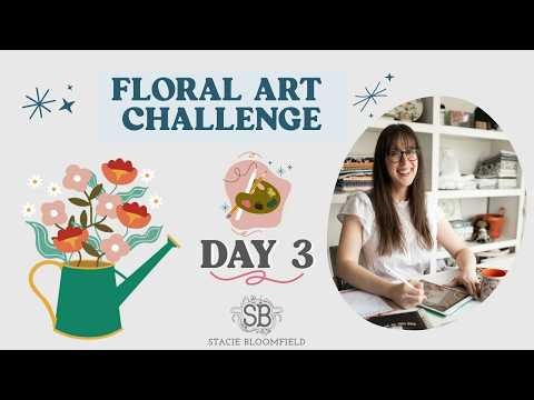 Day 3: Create a Secondary Repeat Pattern in Adobe Illustrator | Floral Art Challenge