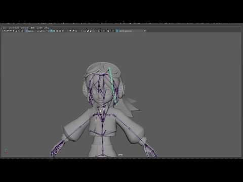 Start@Maya〜Maya で 3DCG をはじめよう〜 16. リギング スケルトン作成