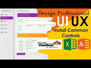 VBA UI UX-11: How to install Common Controls. ListView, TreeView, FlatScrollBar, ImageList etc.