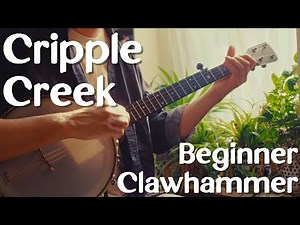 Beginner Cripple Creek Lesson // Clawhammer Banjo