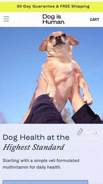 The @Dog is Human multivitamin is a one stop shop when it comes to joint health, skin and coat, heart health, immunity and digestion. It clearly tastes like a treat even though it’s one of the healthiest daily soft chews you can give your baby. And for those with chicken allergies their beef edition is perfect for you! With Walt just turning 10 I’m keeping a special eye on his joint and hips so the glucosamine, MSM and wild Alaskan salmon oil are a huge benefit to add into his daily regimen. Cli