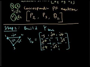 Newton Raphson Load Flow Solution - 3 Bus - Part 1 of 3