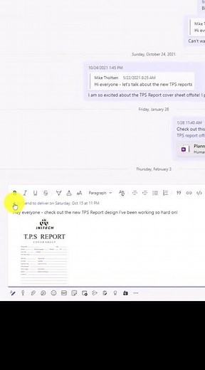 How to schedule a Chat message to send in the future in Microsoft Teams