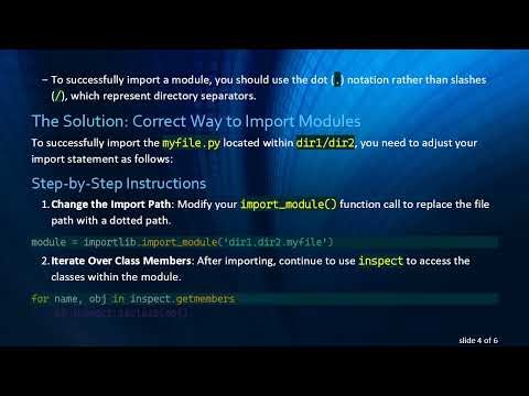 Resolving ImportError: Using importlib to Access Subdirectory Modules in Python
