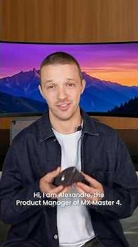 Meet Alex, the mind behind the MX Master 4 👋