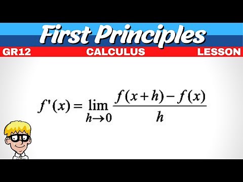 First Principles Calculus Grade 12