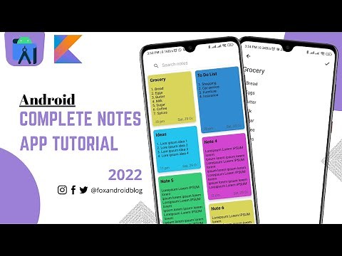 How to Make a Clean Architecture Notes App(MVVM/CRUD/ROOM) || Android Studio Tutorial || Kotlin