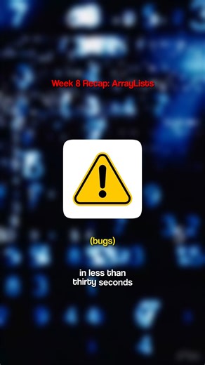 Daniel on Instagram: "ArrayLists stop being confusing the moment you realize they’re not “magic arrays” — they’re a different tool with different rules. This week you learned how lists grow, how .add() and .remove() actually shift data, and why most ArrayList bugs come from ignoring what’s happening under the hood. Once you understand the movement, ArrayLists become predictable — and predictable code is how you stop losing points on FRQs. Follow for more Java clarity, and DM for AP Computer Scie