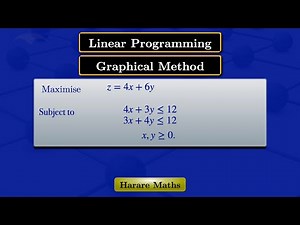 Linear Programming | Graphical Method