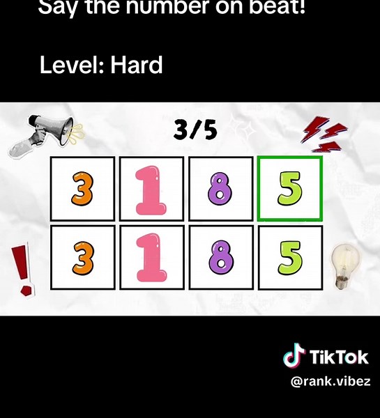 Did u see it? 🤫 #saythenameonbeat #trending #numbers #viraltiktok #fyp