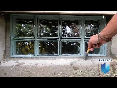 TIME LAPSE Glass Block Window Install