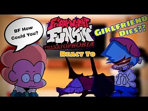 Fnf React To Thanatophobia + Cutscenes & Ending || Pico vs Evil BF (Girlfriend Dies)