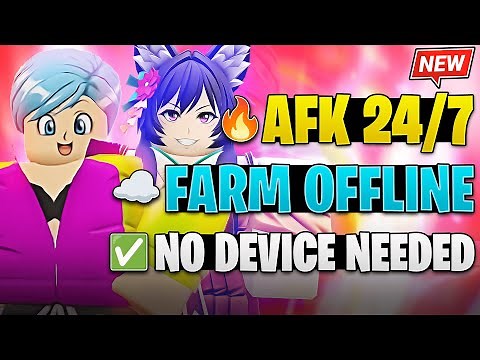How to AFK Farm 24/7 in Any Roblox Game (Offline & Device-Free!)