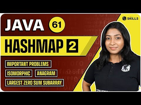 Hashmap - Important Problems | Anagram | Lecture 61 | JAVA and DSA Foundation Course