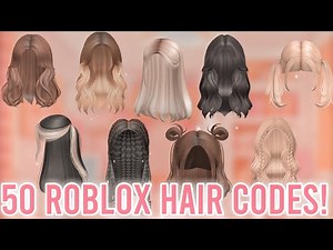 50+ Aesthetic HAIR CODES! *WITH CODES + LINKS* | ROBLOX BLOXBURG BERRY AVENUE