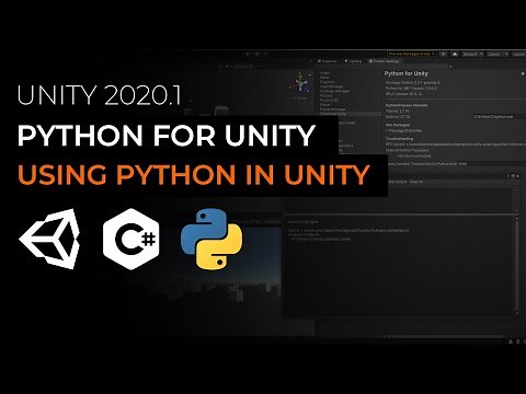 Python for Unity 3D 2020!!