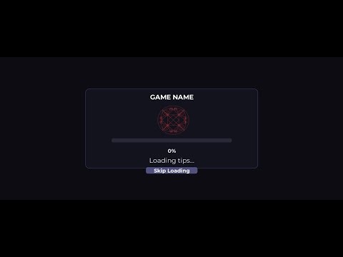 Modern Roblox Loading Screen UI | Smooth Transitions, Progress Bar & Skip Button