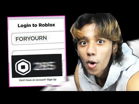 FREE Roblox ROBUX ACCOUNT!!! And its works
