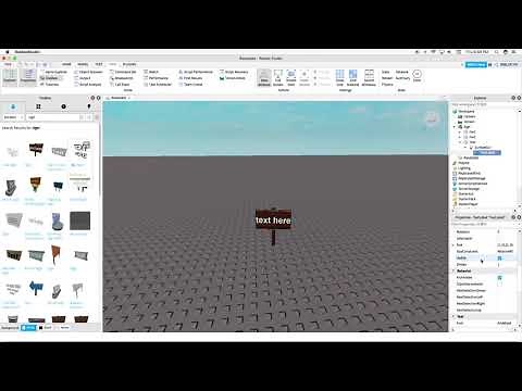 How To Add Text To A Sign On Roblox Studio!