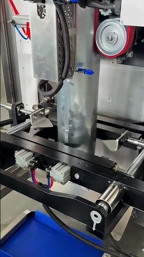 Automatic Pouch Packaging Machine in Action: High-Speed Industrial Filling and Sealing Equipment