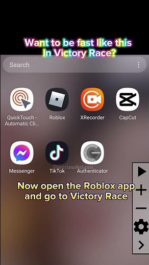 How to run fast 200k speed in victory race roblox auto clicker 😱 auto clicker tutorial for android