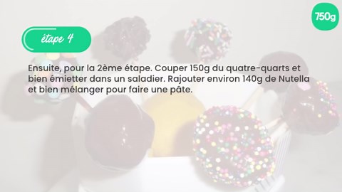 Cake pops au Nutella