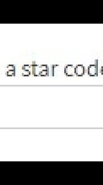 Roblox - how to add/use a star code⭐️