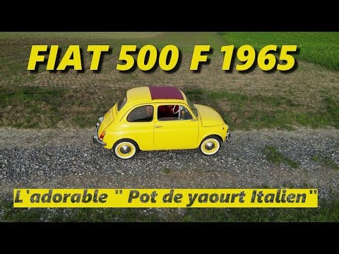 Fiat 500 F 1965, l'adorable pot de yaourt made in Italie. oldtimer, vintage, voiture ancienne