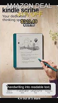 Discover the Amazon Kindle Scribe 64GB with Premium Pen and AI Notebook Summarization Features
