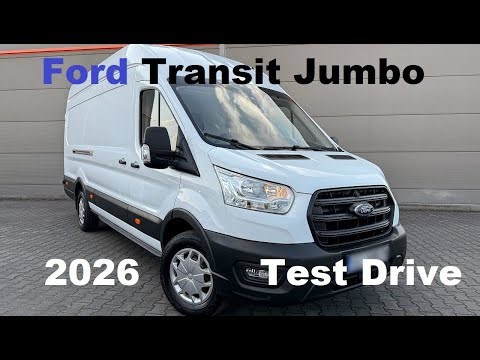 NEW Ford Transit Jumbo 2026 (2.0 RWD130 hp) | POV Test Drive