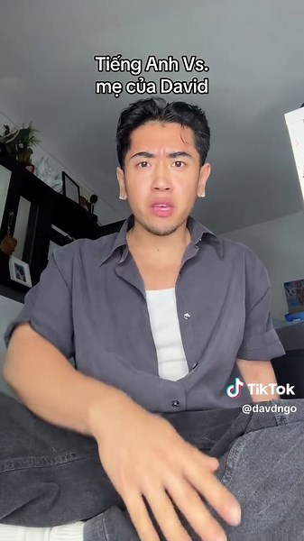 English vs. my mom #davidngo #vietnam #vietnamese #mukbang | david ngo