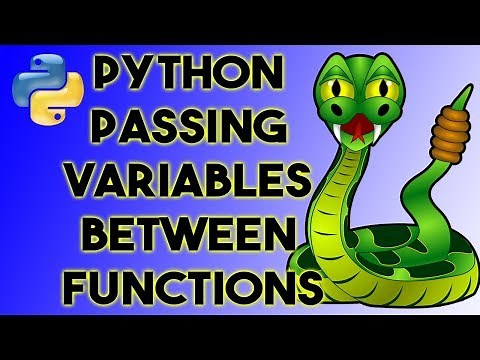 Passing variables between functions in Python
