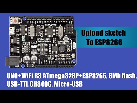 How to Setup Arduino UNO WiFi R3 ATmega328P ESP8266