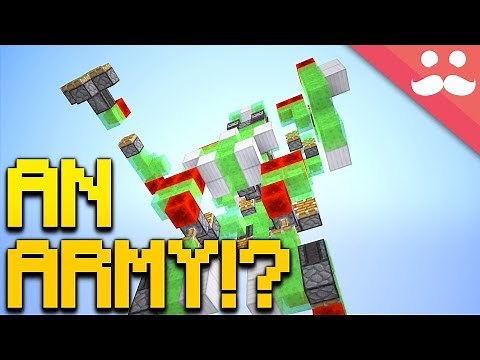 MAKING A ROBOT ARMY in Minecraft!