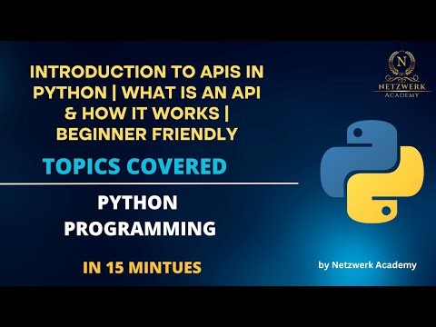 Introduction to APIs in Python | What is an API & How It Works | Beginner Friendly