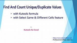How to find unique/duplicate values between two columns in excel?