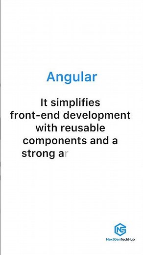 What Is Angular? Explained in 45 Seconds #Shorts #angular