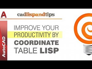 Lisp : Coordinates with Table